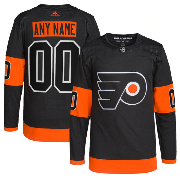 Philadelphia Flyers Team 2022 Custom Jersey Pro Official- Black - Jersey Teams World