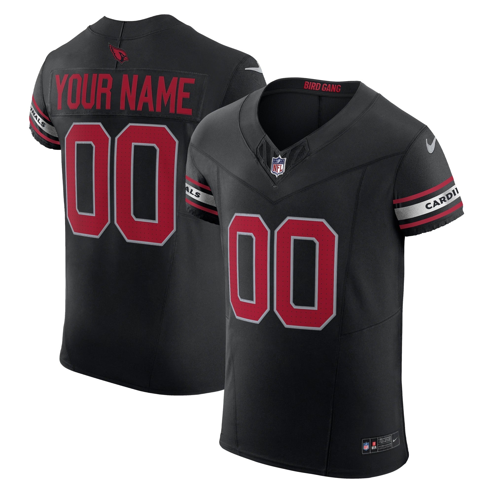 Arizona Cardinals Town Jersey Vapor F.U.S.E. Elite Customized Jersey - Black