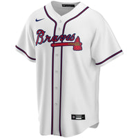 Atlanta Braves Nike Home Custom Jersey - White