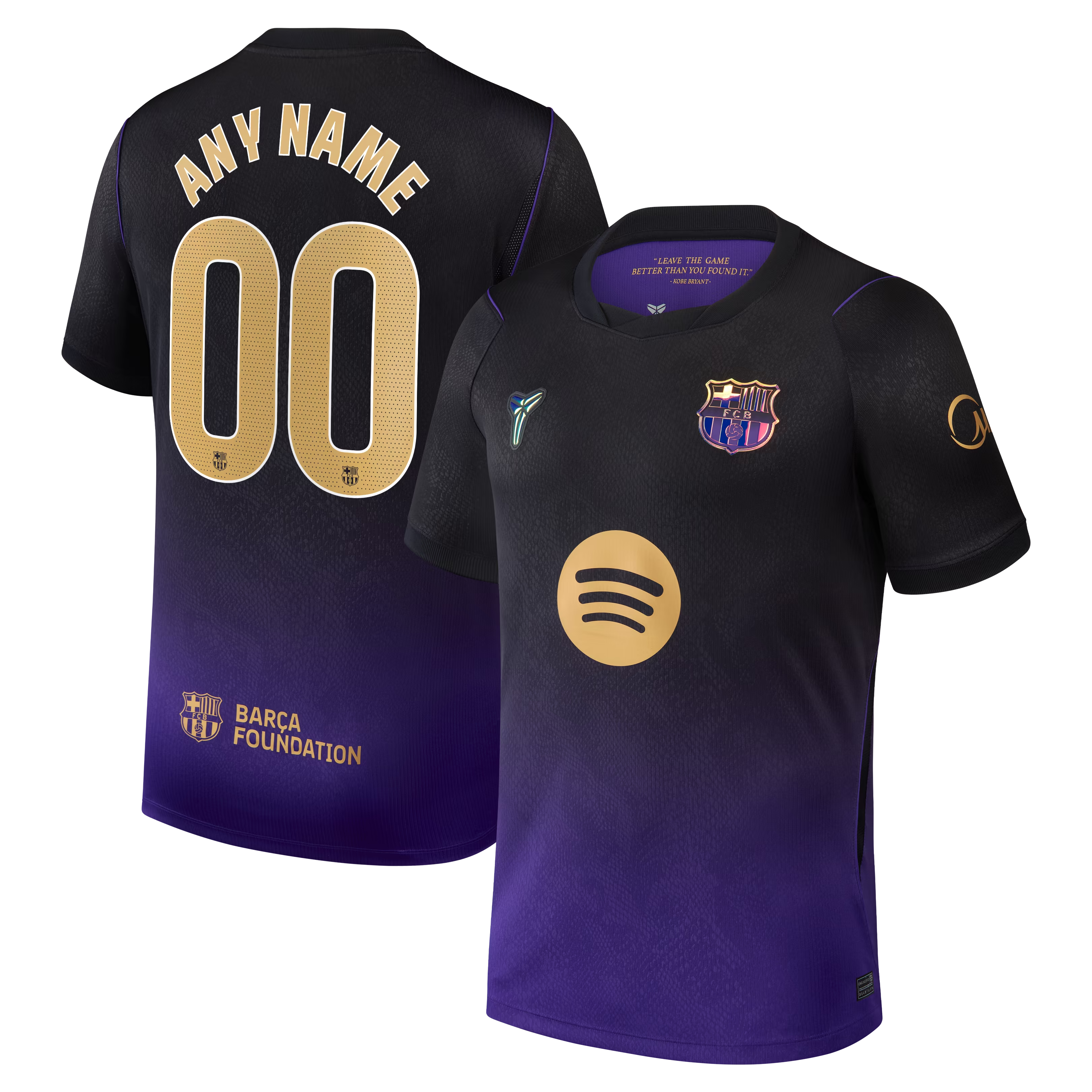 Barcelona 2026/27 Away Stadium Custom Jersey - Purple