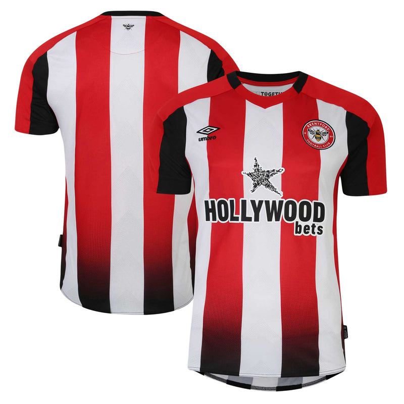 Brentford FC Umbro 2024/25 Home Custom Jersey - Red