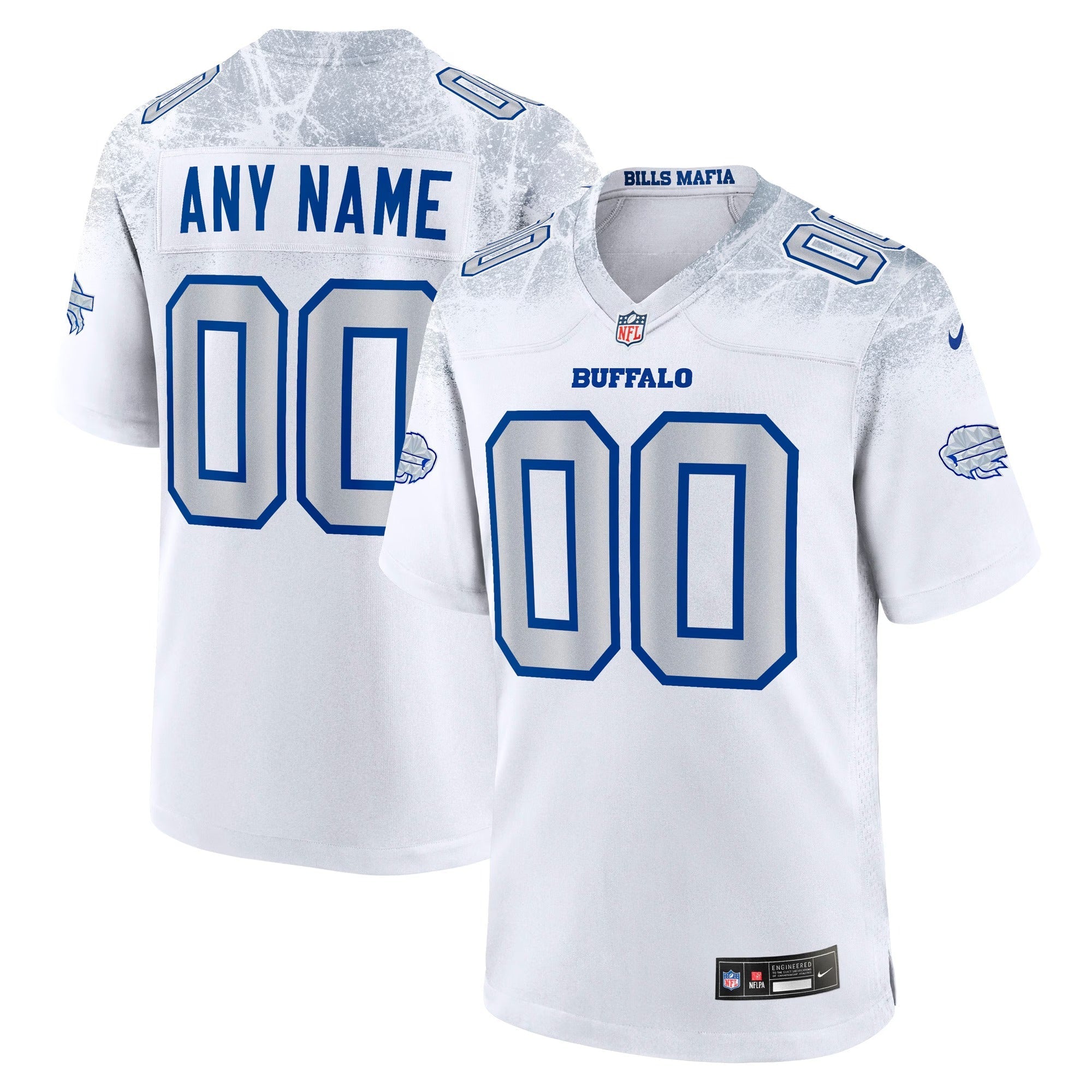 Buffalo Bills Custom 2025 Rivalries Collection Custom Game Jersey - White - Jersey Teams World