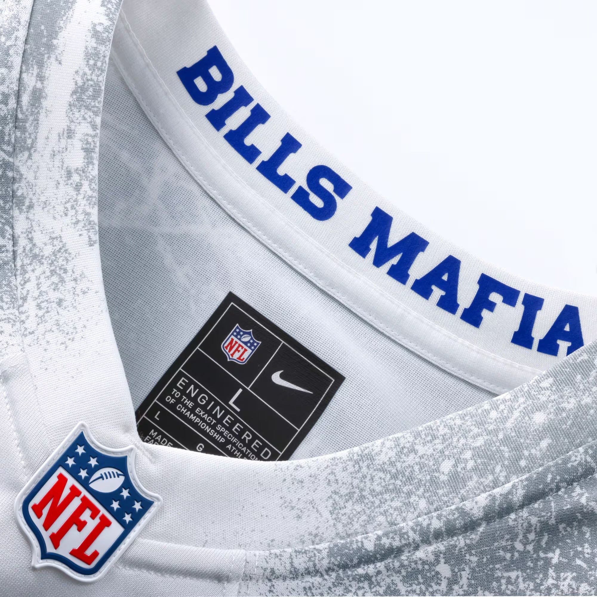 Buffalo Bills Custom 2025 Rivalries Collection Custom Game Jersey - White - Jersey Teams World