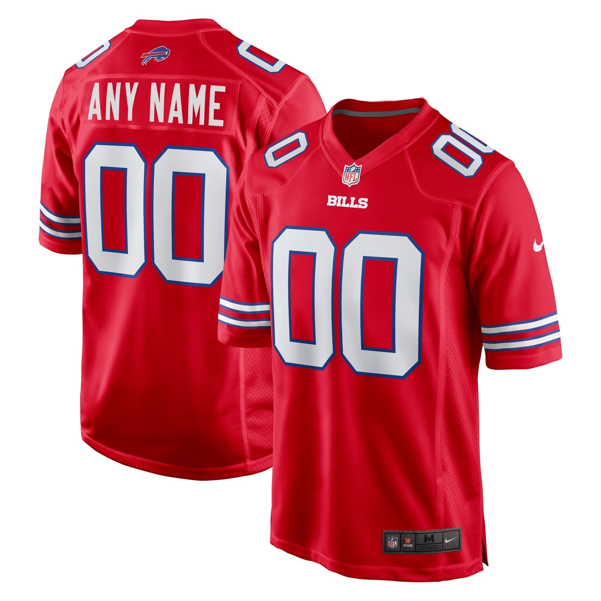 Buffalo Bills Town Jersey Alternate Customized Game Jersey - Red