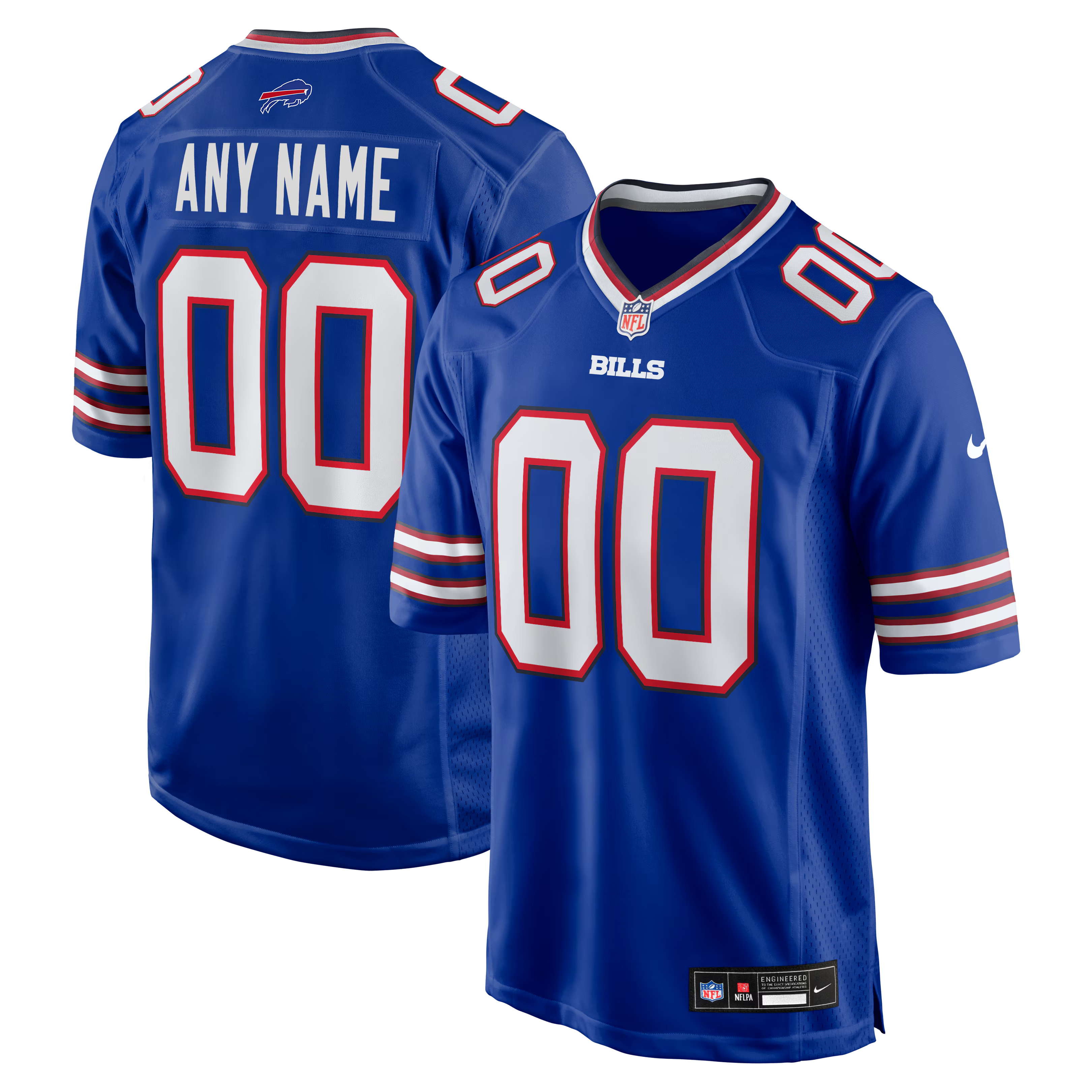 Buffalo Bills Town Jersey Customized Game Jersey - Royal