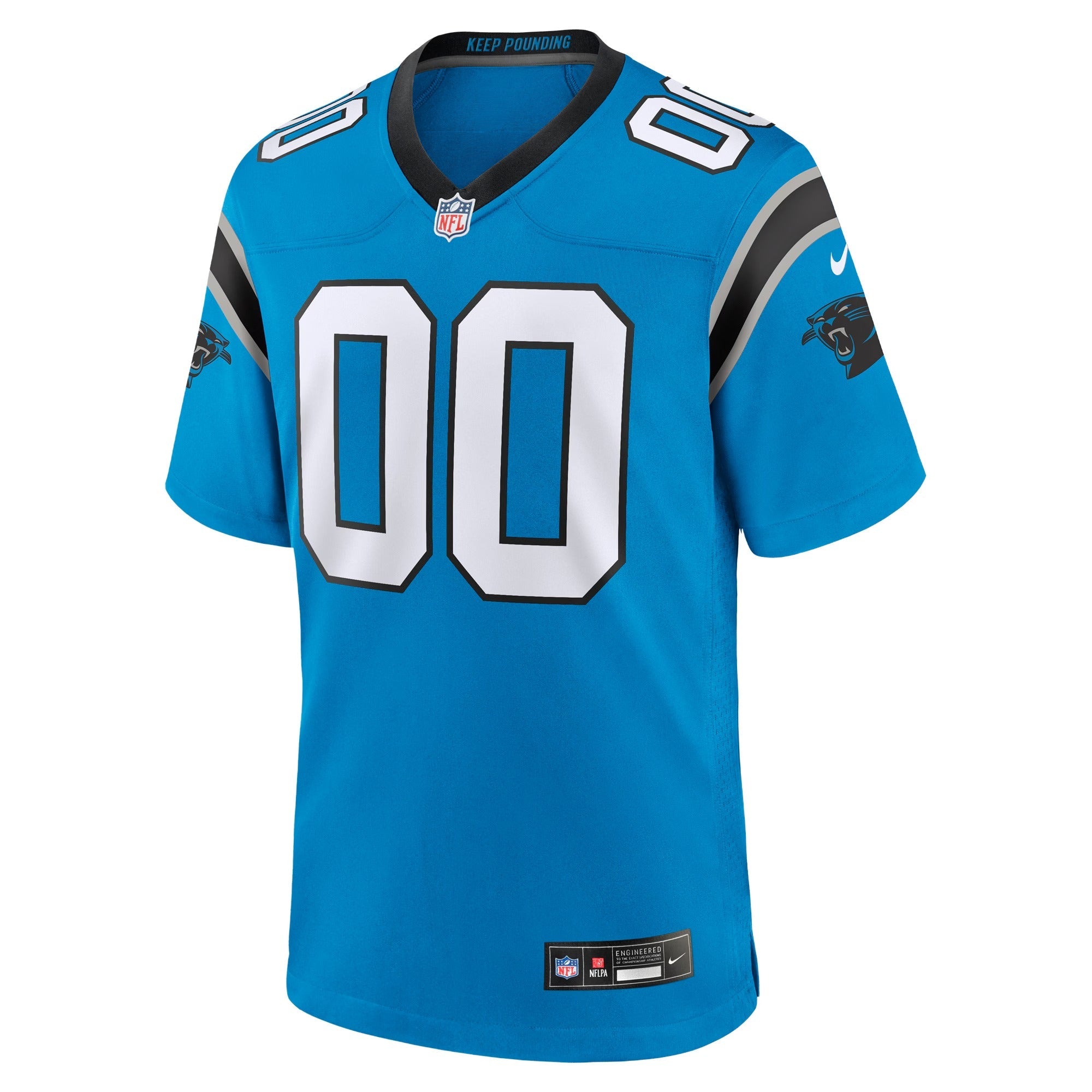 Carolina Panthers Custom Alternate Custom Game Jersey - Blue - Jersey Teams World