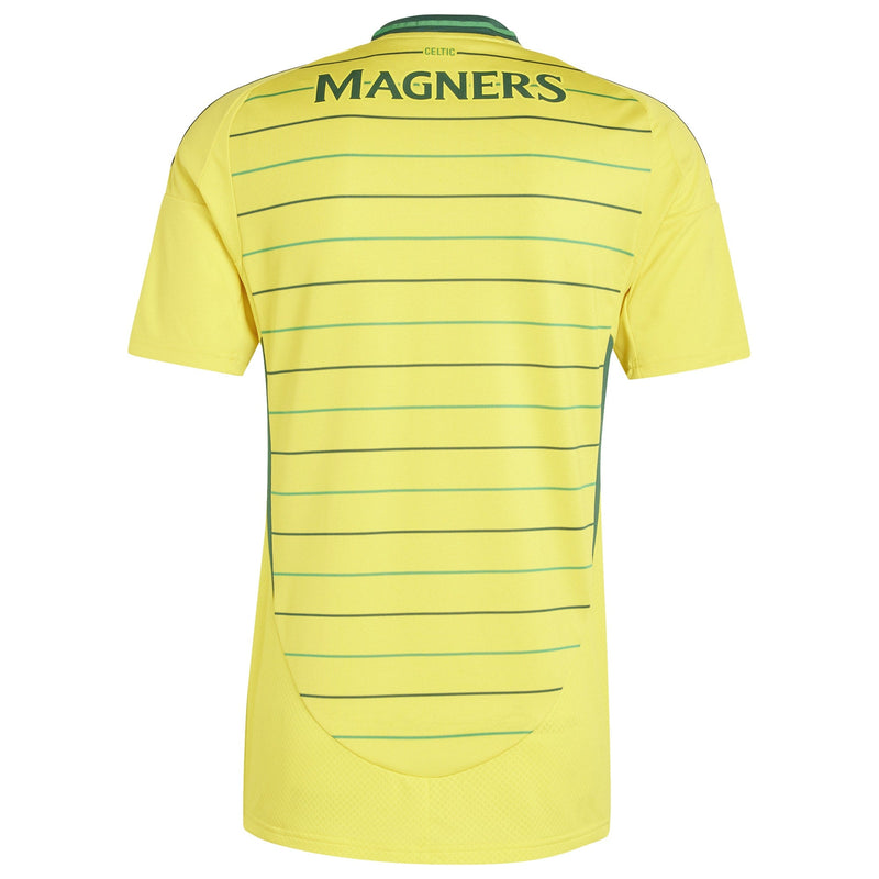 Celtic adidas Shirt 2024/2025 Away Custom Jersey - Yellow