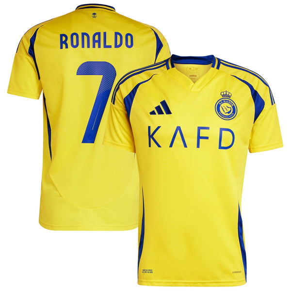 Cristiano Ronaldo Al-Nassr FC adidas Authentic 2024/2025 Home Player Jersey - Yellow