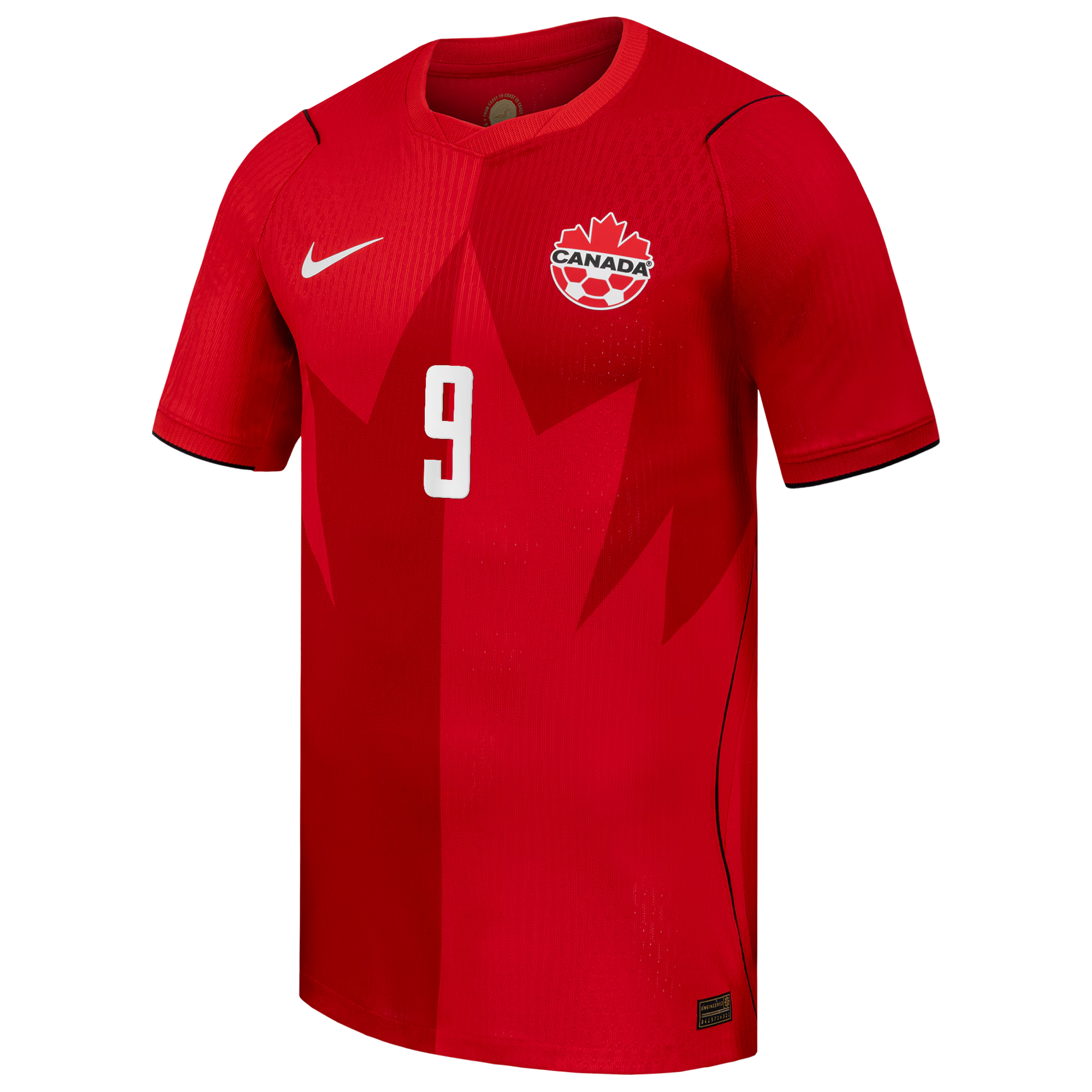Cyle Larin Canada Soccer Custom 2026 Home Match Authentic Jersey - Red - Jersey Teams World