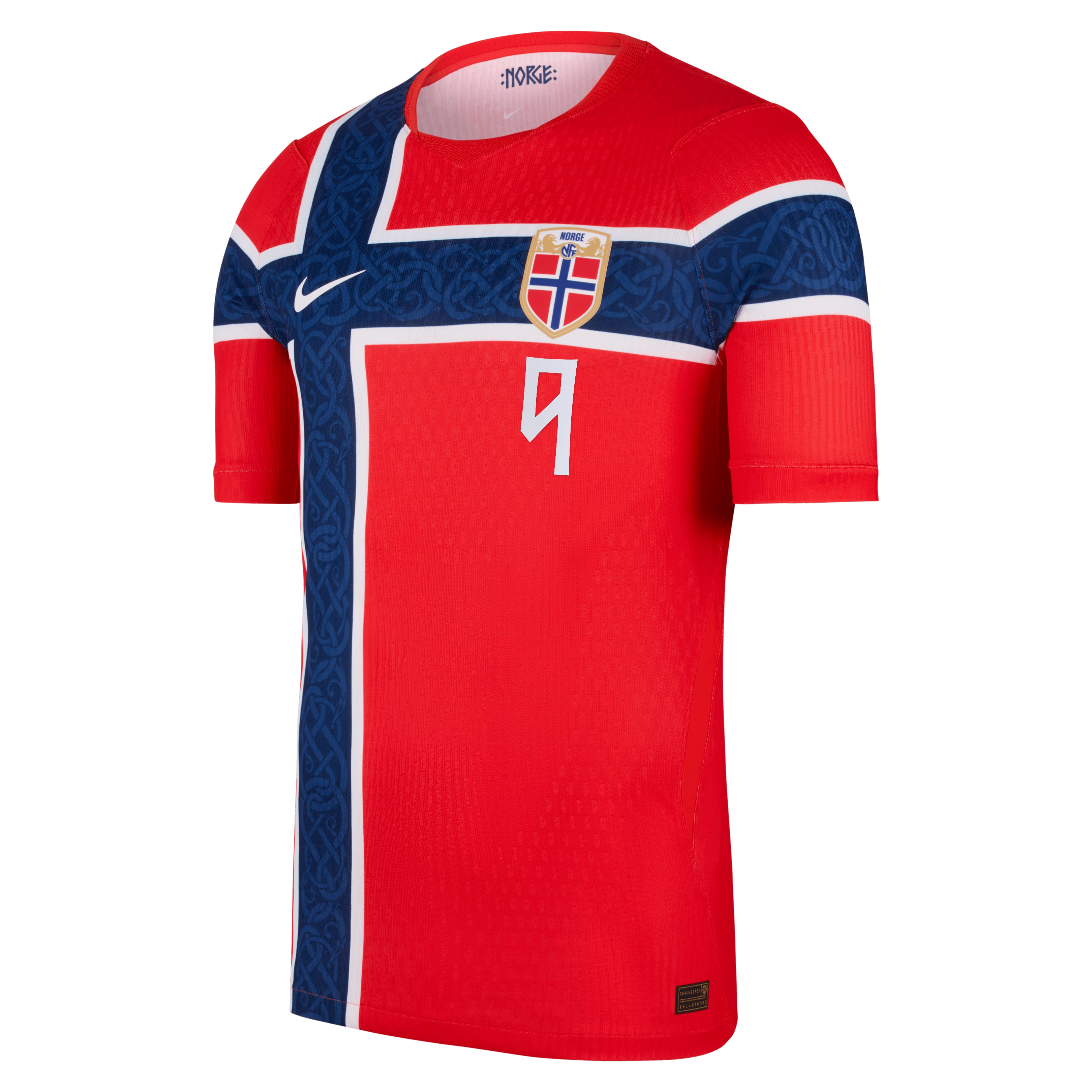 Erling Haaland Norway National Team  2026 Home Match  Jersey - Red