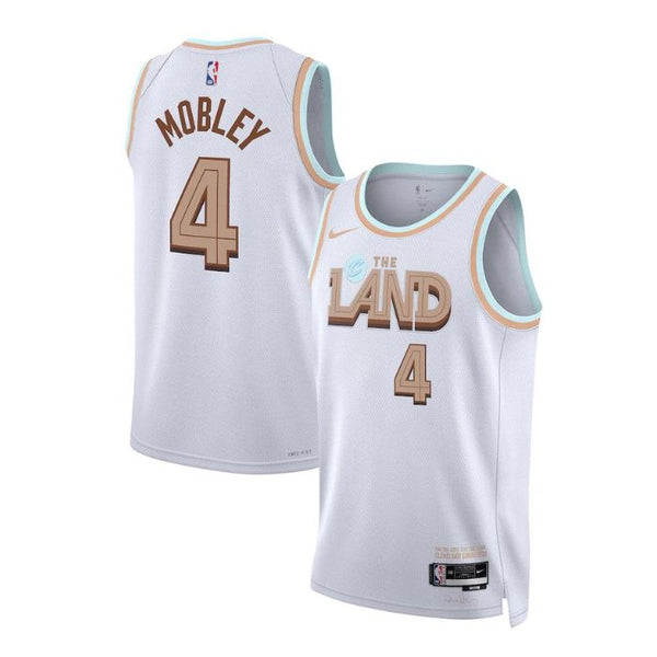 Evan Mobley Cleveland Cavaliers Unisex  2022/23  Jersey - City Edition - White - Jersey Teams World