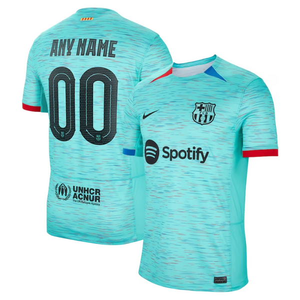 Fc Barcelona Nike 2023/24 Third Customized Jersey - Aqua