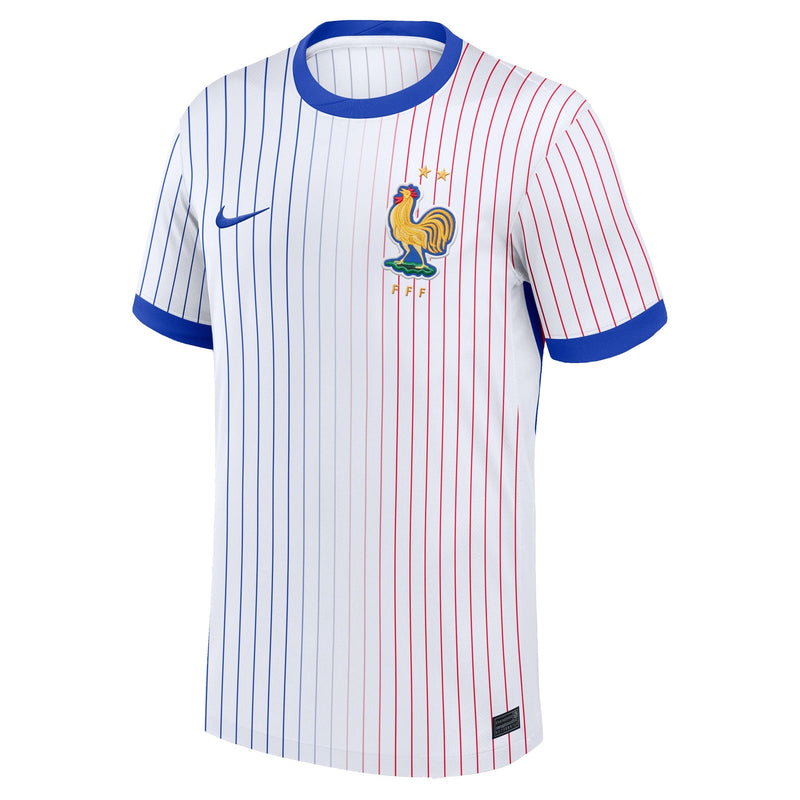 France National Team Nike 2024 Away Custom Blank Jersey - White