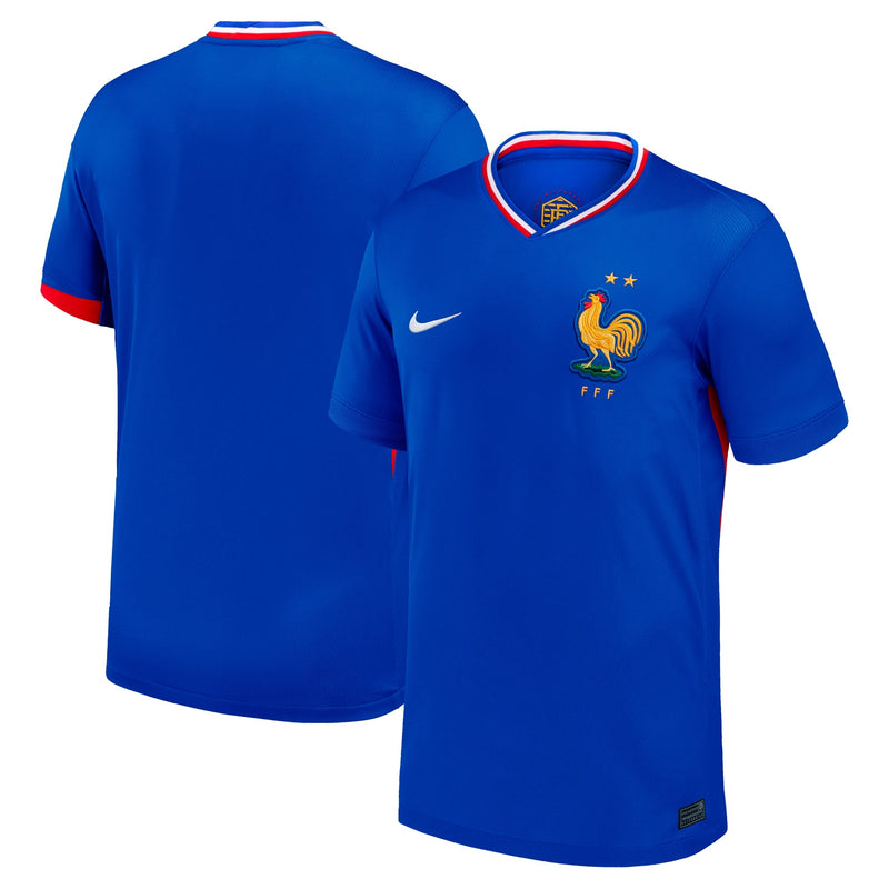 France National Team Nike 2024 Home Custom Blank Jersey - Blue