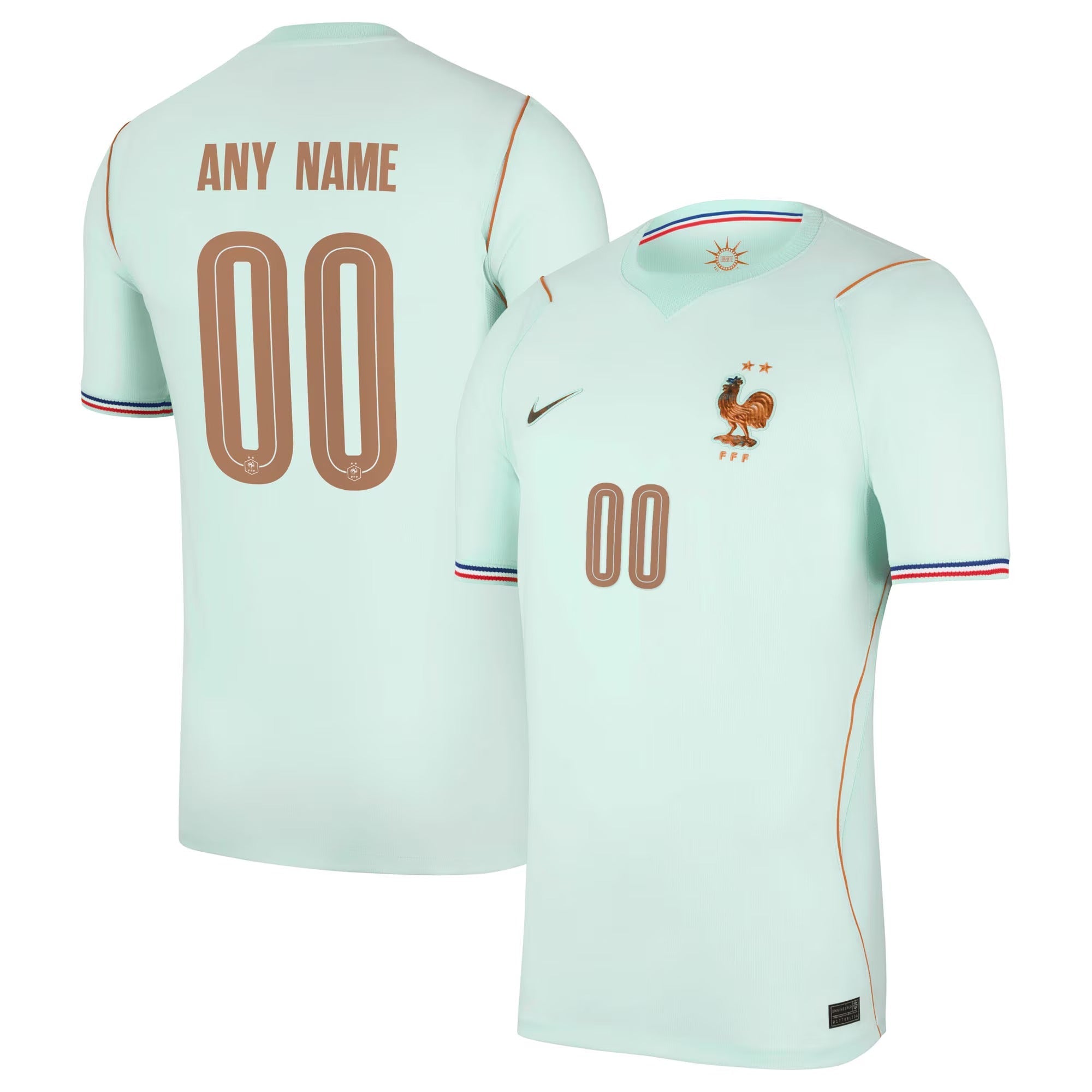 France National Team Town Jersey 2026 Away Stadium  Customized Jersey - Green