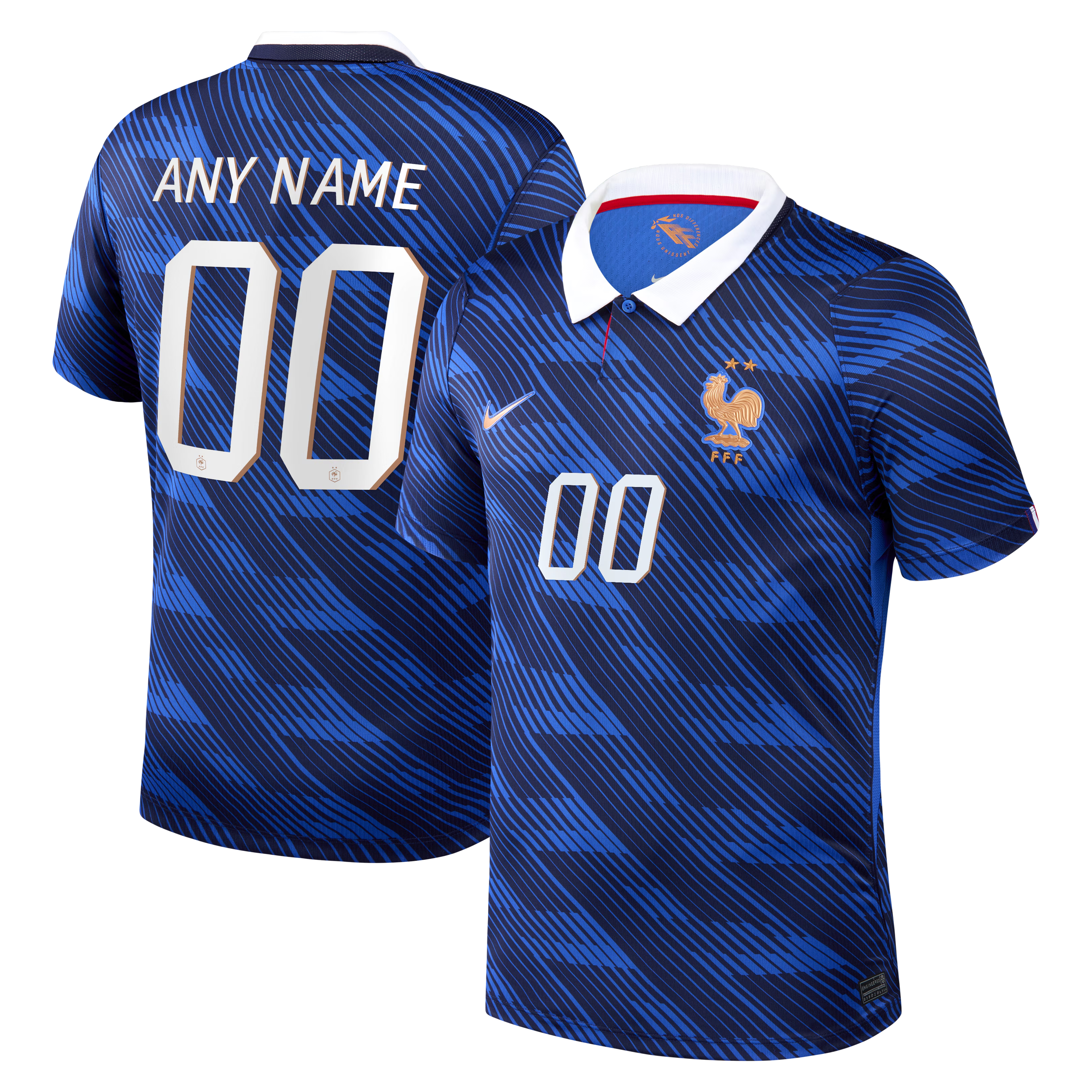 France National Team Town Jersey 2026 Home Stadium  Customized Jersey - Blue