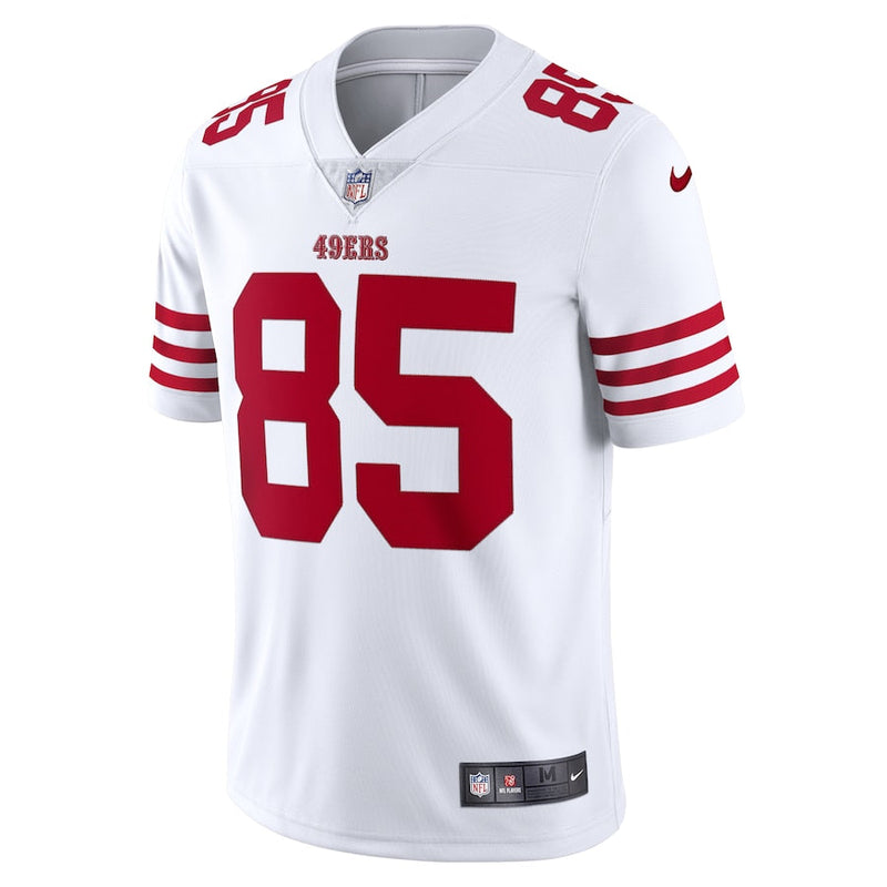 George Kittle Scarlet San Francisco 49ers Vapor Limited jersey Unisex Pro Official  - White - Jersey Teams World