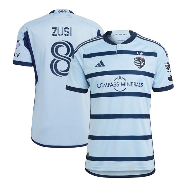 Graham Zusi Sporting Kansas City  Unisex Shirt 2023 Player Jersey - Light Blue - Jersey Teams World