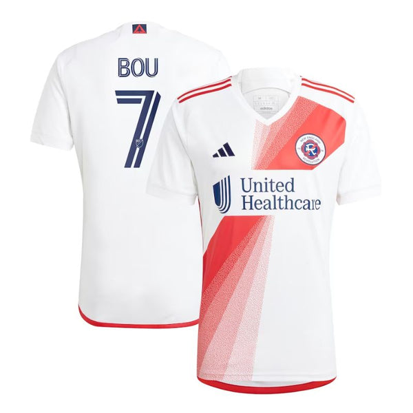 Gustavo Bou New England Revolution  Unisex Shirt 2023/24 - White - Jersey Teams World