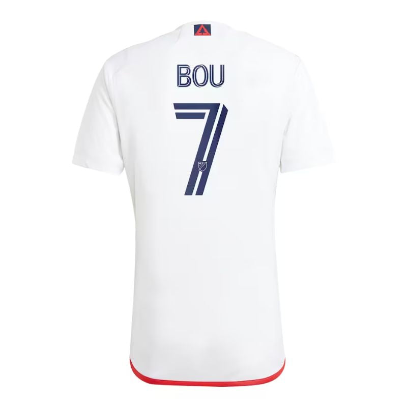 Gustavo Bou New England Revolution  Unisex Shirt 2023/24 - White - Jersey Teams World