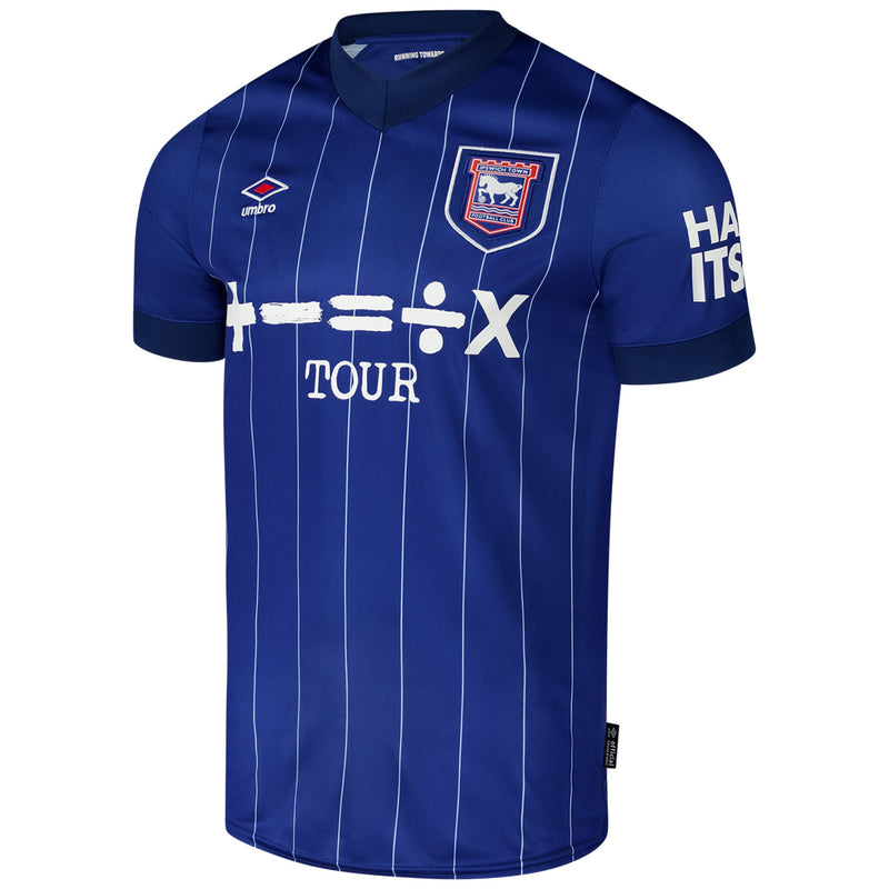 Ipswich Town F.C. Umbro 2024/25 Home Custom Jersey - Blue