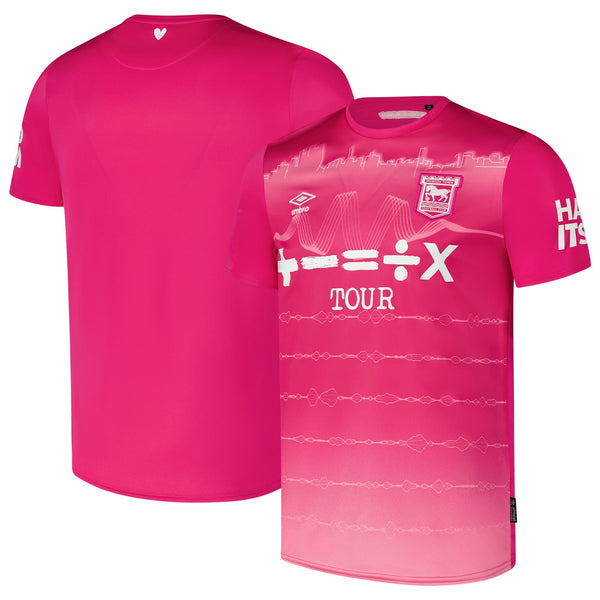 Ipswich Town F.C. Umbro 2024/25 Third Customized Jersey - Pink