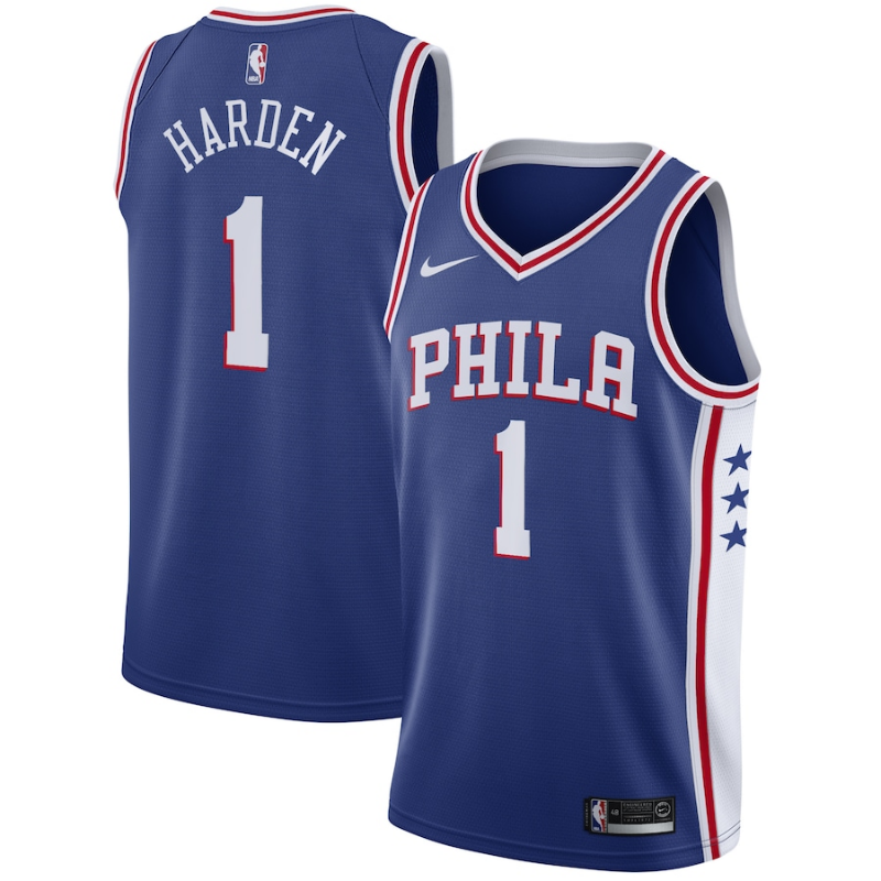 James Harden Philadelphia 76ers Team 20222 Swingman Jersey - Icon Edition - Royal - Jersey Teams World