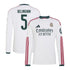 Jude Bellingham Real Madrid  2026/27 Home  Long Sleeve Jersey - White