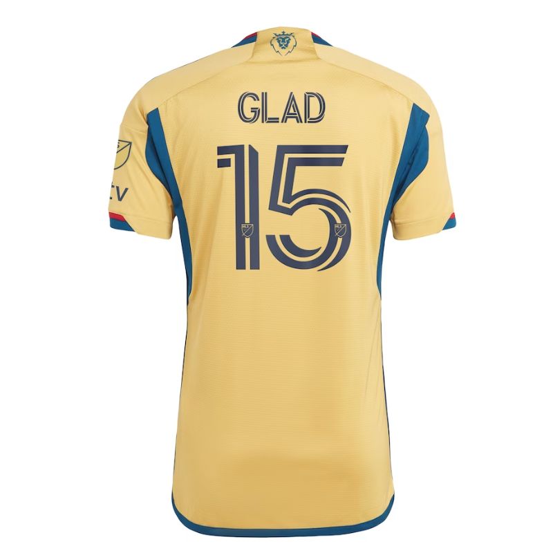 Justen Glad Real Salt Lake  Unisex Shirt 2023/24 Player Jersey - Gold - Jersey Teams World