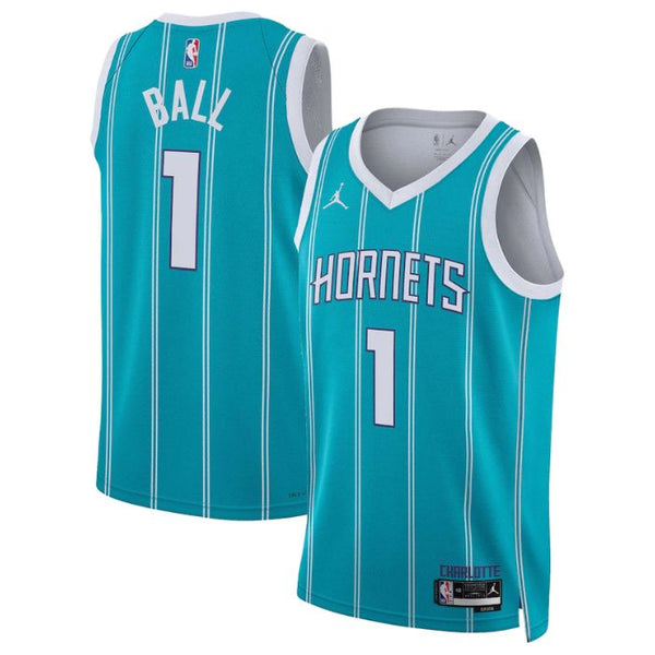 LaMelo Ball Charlotte Hornets Unisex 2023 Swingman Jersey - Icon Edition - Teal - Jersey Teams World