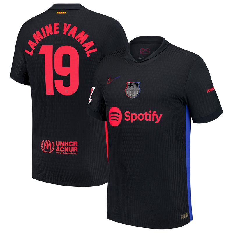 Lamine Yamal Barcelona Away 2024/25 Jersey - Black