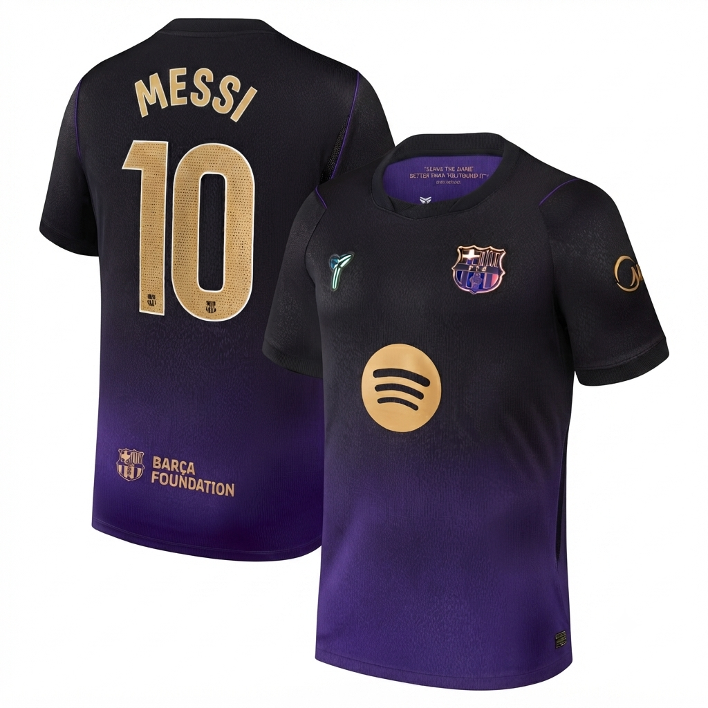 Lionel Messi 10 Barcelona  2026/27 Away Stadium  Jersey - Purple
