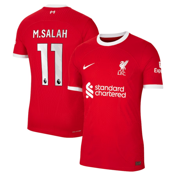 Liverpool Home Match Shirt - 2023-24 with M.Salah 11 printing - Red - Jersey Teams World