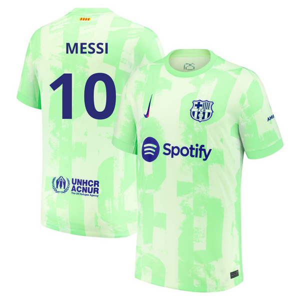 Messi 10 Barcelona Nike 2024/25 Third Player Jersey - Yellow