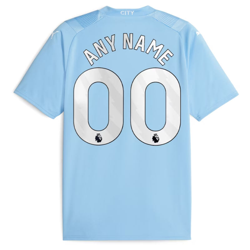 Manchester City Puma 2023/24 Home Custom Jersey - Sky Blue