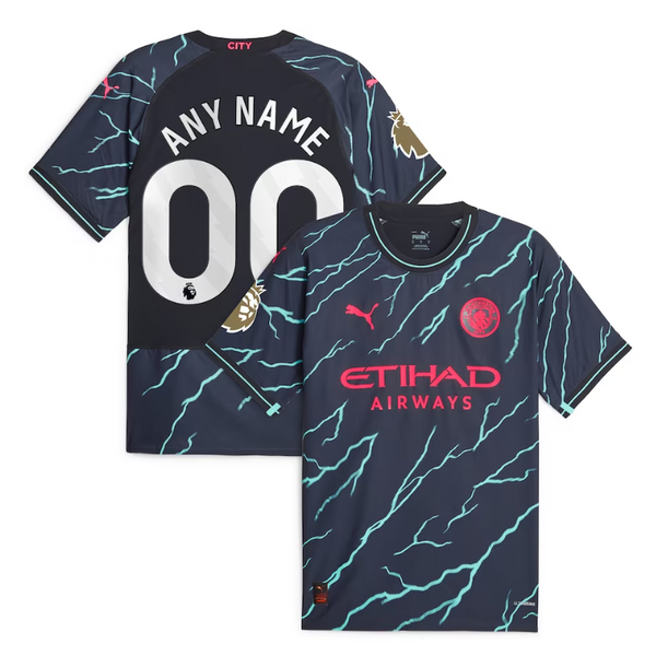 Manchester City Puma 2023/24 Third Custom Jersey - Navy