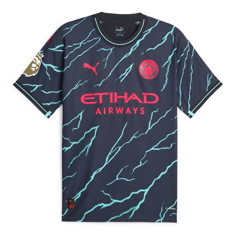 Manchester City Puma 2023/24 Third Custom Jersey - Navy