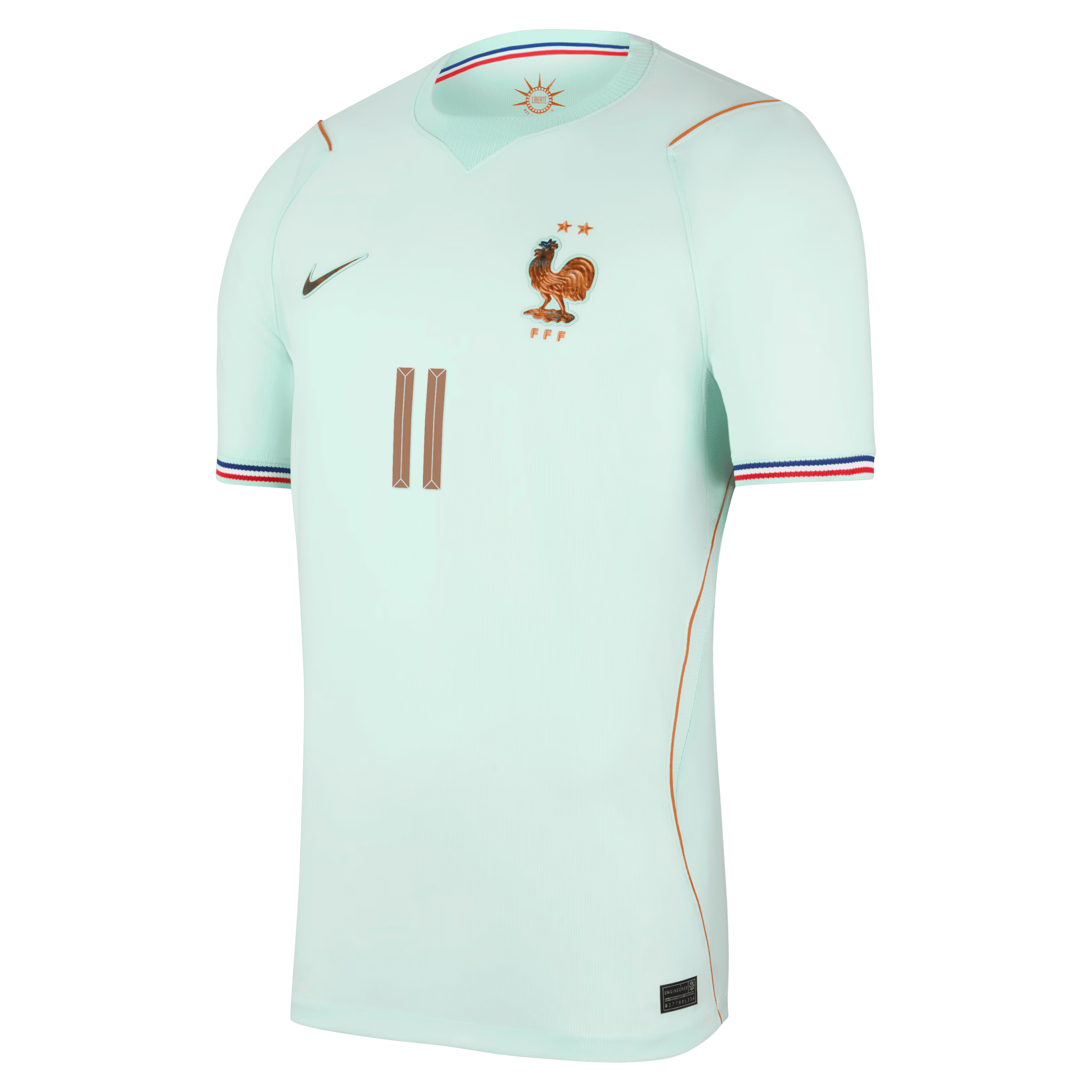 Michael Olise France National Team Town Jersey 2026 Away Stadium  Jersey - Green