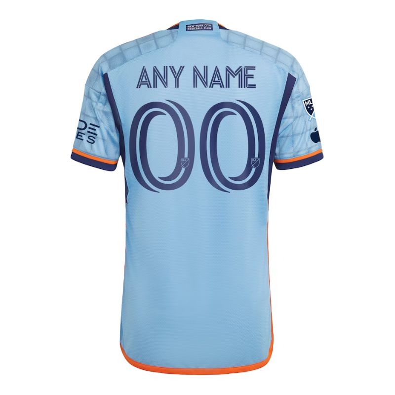 New York City FC  Unisex Shirt 2023/24 Custom Jersey - Light Blue - Jersey Teams World