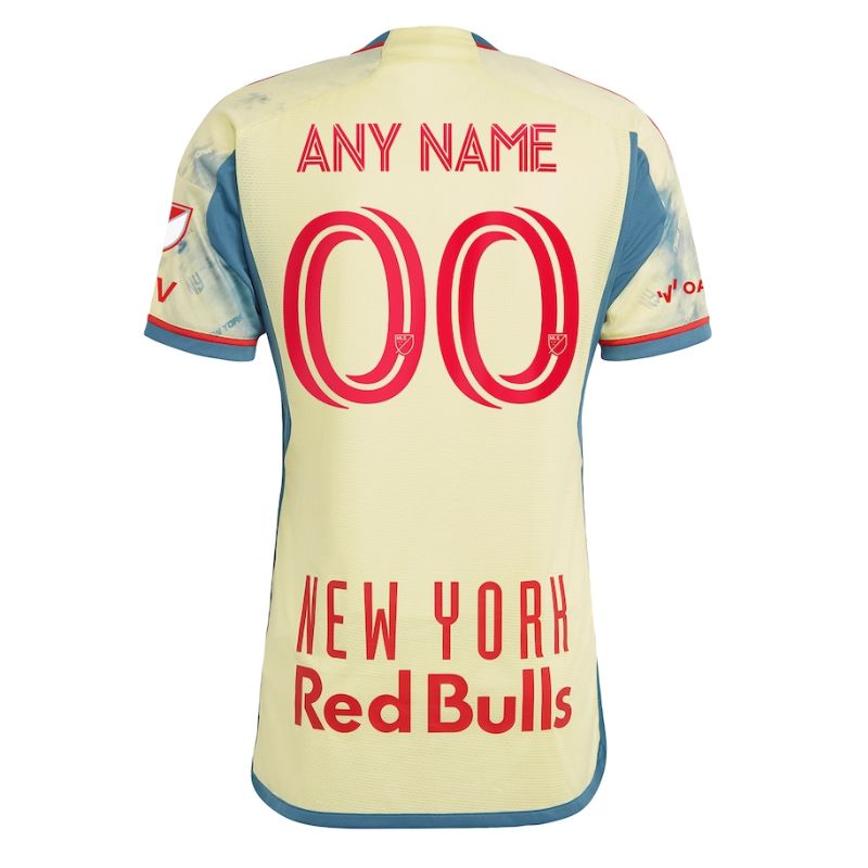 New York Red Bulls  Unisex Shirt 2023/24 Custom Jersey - Yellow - Jersey Teams World