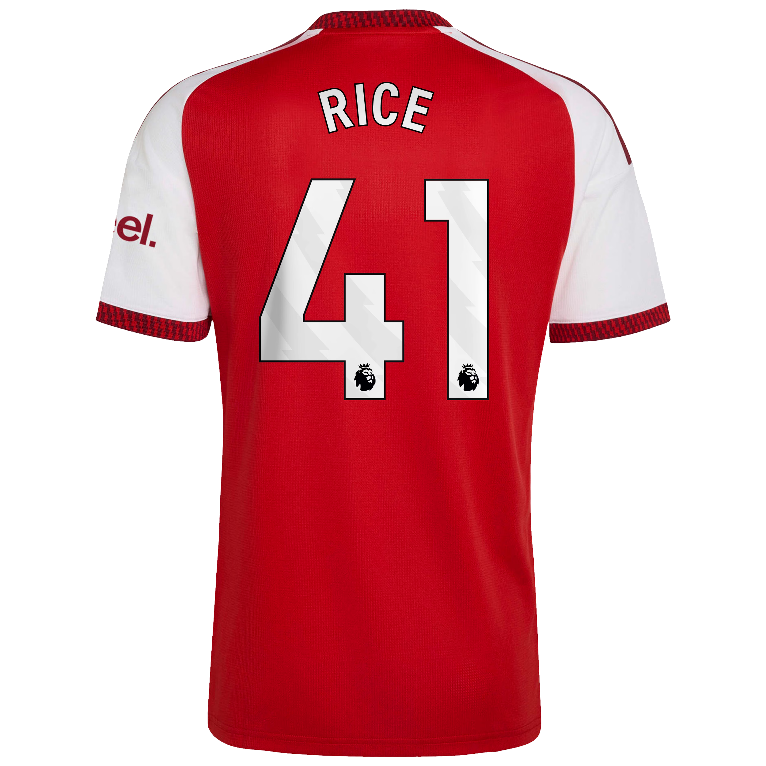 Official Declan Rice Arsenal Town Jersey 2026/27 Home  Jersey - Red Midfielder Soccer Gear