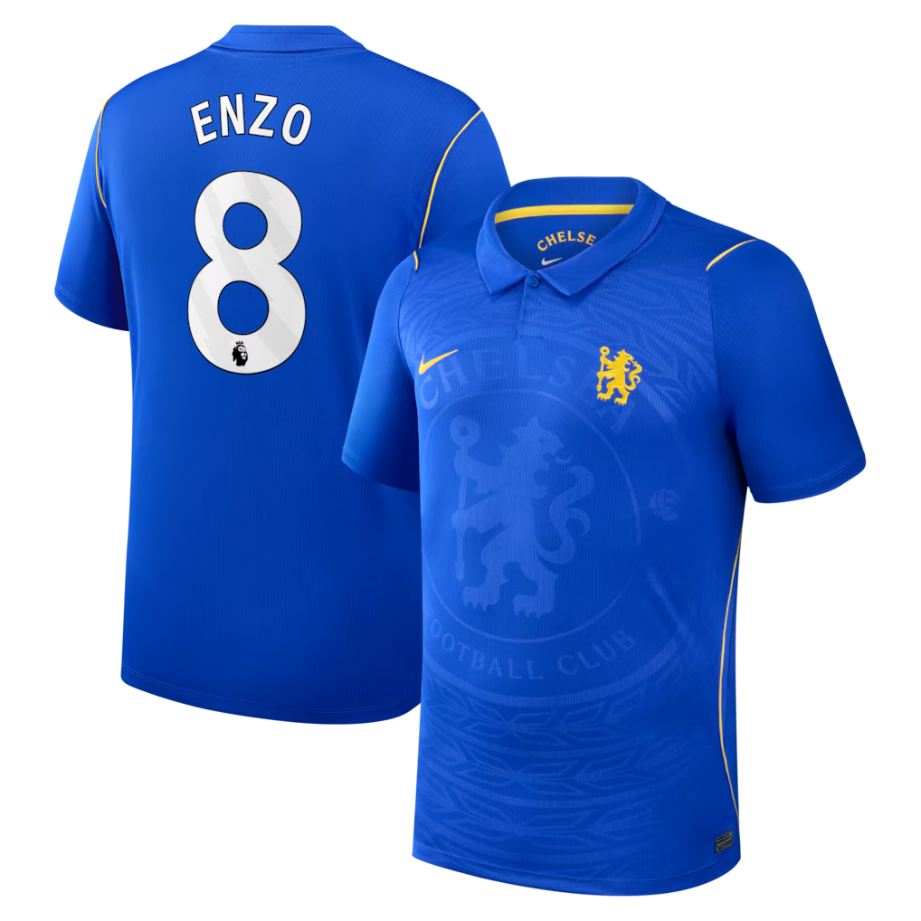 Official Enzo Fernández Chelsea Town Jersey 2026/27 Home Stadium  Jersey - Blue Playmaker Soccer Gear