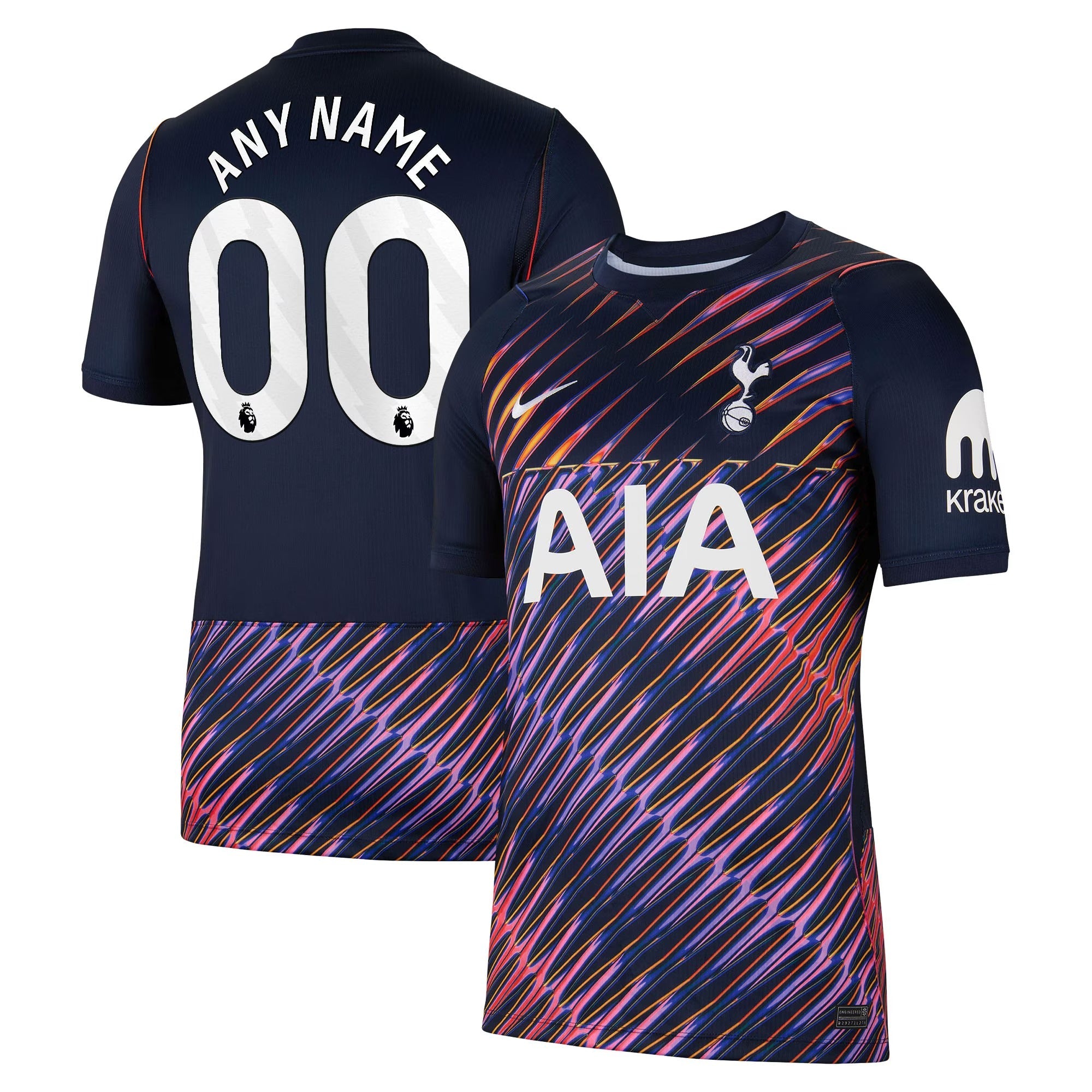 Official Tottenham Hotspur Town Jersey 2026/27 Away Stadium  Customized Jersey - Navy Customizedizable Soccer Gear