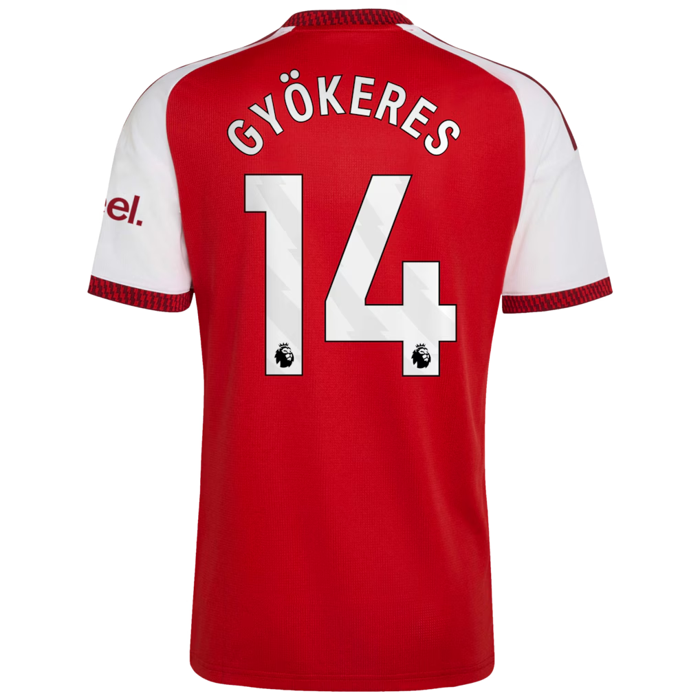Official Viktor Gyökeres Arsenal Town Jersey 2026/27 Home  Jersey - Red Striker Soccer Gear
