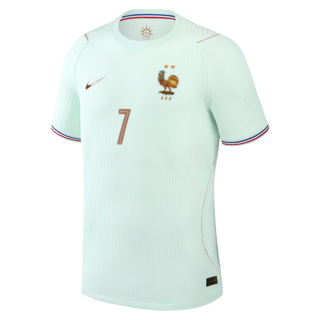 Ousmane Dembélé France National Team Town Jersey 2026 Away Match  Jersey - Green