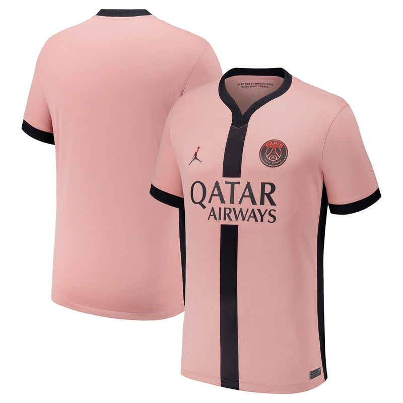 Paris Saint-Germain Jordan Brand 2024/25 Third Custom Jersey - Pink