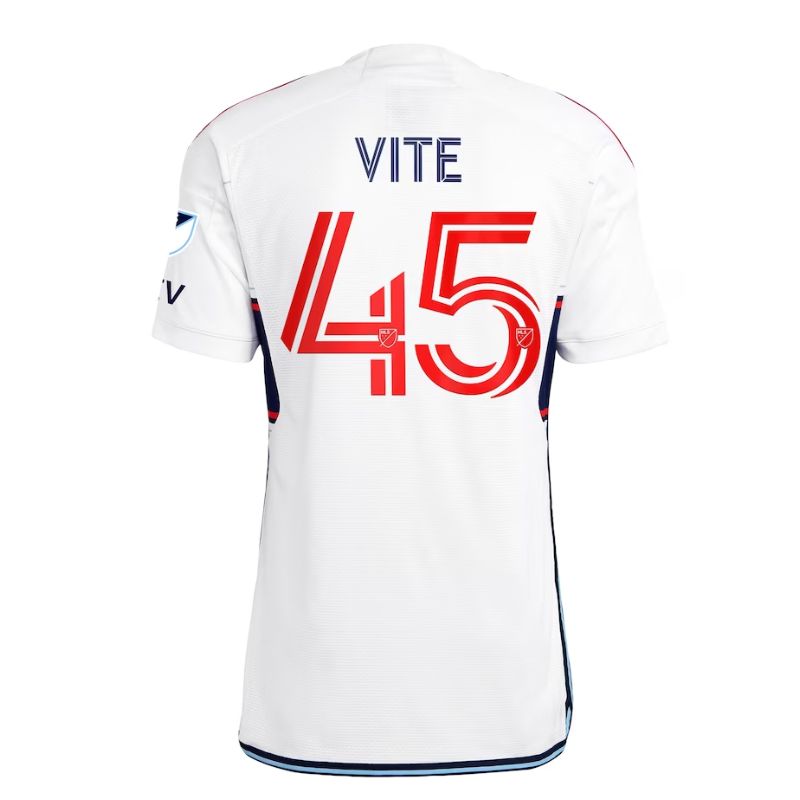 Pedro Vite Vancouver Whitecaps FC Unisex Shirt 2023 Player Jersey - White - Jersey Teams World