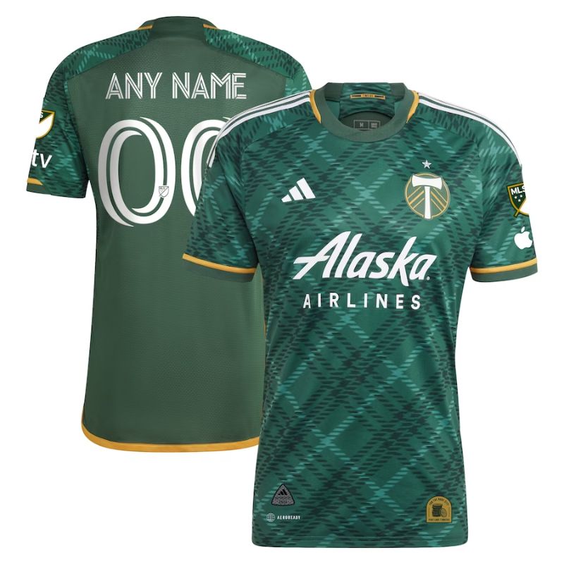 Portland Timbers  Unisex Shirt 2023/24 Custom Jersey - Green - Jersey Teams World