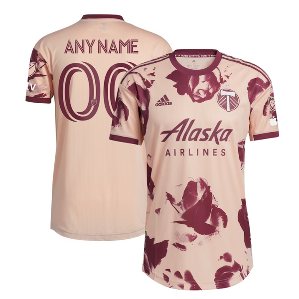 Portland Timbers  Unisex Shirt 2023 Custom Jersey - Pink - Jersey Teams World