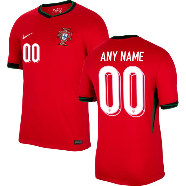 Portugal National Team Nike 2024 Home Custom Jersey - Red